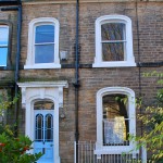 Arched window Terraced house